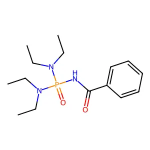N-[bis(diethylamino)phosphoryl]benzamide structure