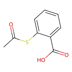 2-(乙酰硫基)苯甲酸 structure