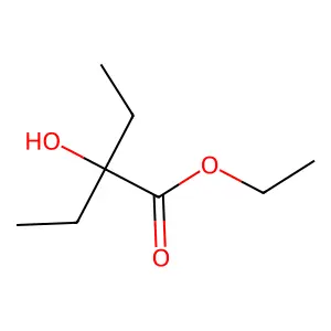 Ethyl 2-ethyl-2-hydroxybutanoate structure