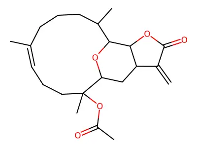 Eunicinacetat structure