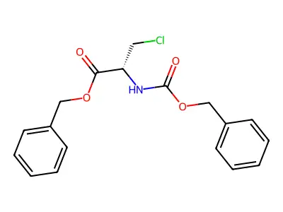 3-Chloro-N-[(phenylmethoxy)carbonyl]-L-alanine Phenylmethyl Ester structure