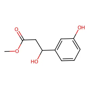 Methyl beta,3-dihydroxybenzenepropanoate structure