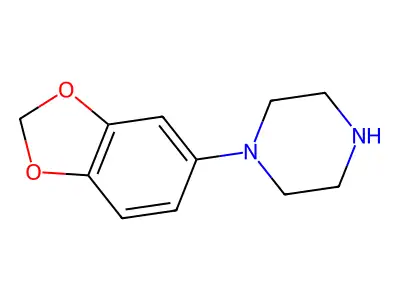 1-(1,3-Benzodioxol-5-yl)piperazine structure