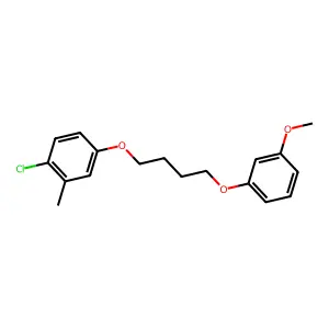 1-Chloro-4-[4-(3-methoxyphenoxy)butoxy]-2-methylbenzene structure