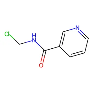 3-Pyridinecarboxamide, N-(chloromethyl)- structure