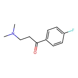 3-Dimethylamino-1-(4-fluoro-phenyl)-propan-1-one structure