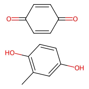2,5-Cyclohexadiene-1,4-dione, compd. with 2-methylbenzene-1,4-diol structure