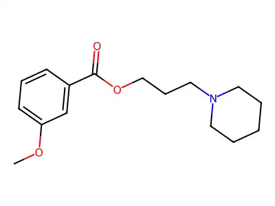 Pribecaine structure
