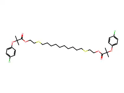 Tiafibrate structure