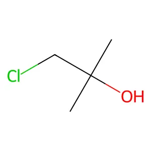 1-Chloro-2-methylpropan-2-ol structure