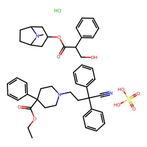 Atropine Sulfate; Diphenoxylate Hydrochloride structure