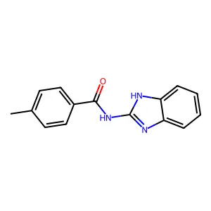 N-(1H-1,3-benzodiazol-2-yl)-4-methylbenzamide structure