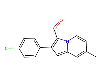 2-(4-Chlorophenyl)-7-methylindolizine-3-carbaldehyde structure