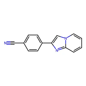 4-Imidazo[1,2-a]pyridin-2-ylbenzonitrile structure