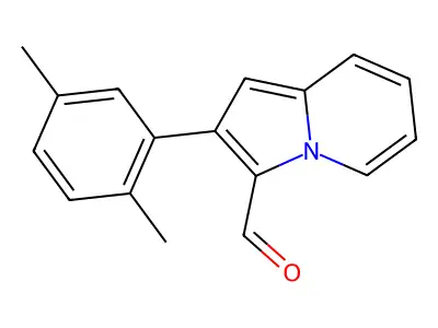 2-(2,5-Dimethylphenyl)indolizine-3-carbaldehyde structure
