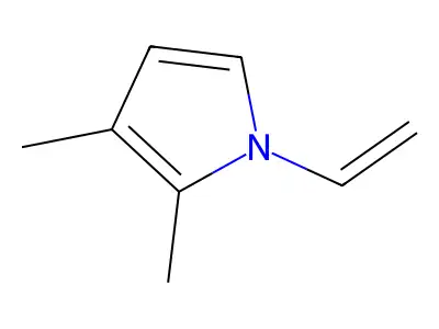 2,3-Dimethyl-1-vinylpyrrole structure