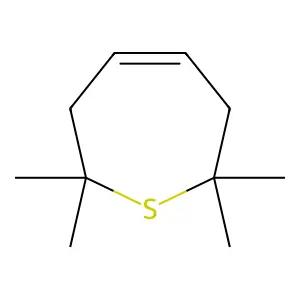 Thiepin, 2,3,6,7-tetrahydro-3,3,6,6-tetramethyl- structure