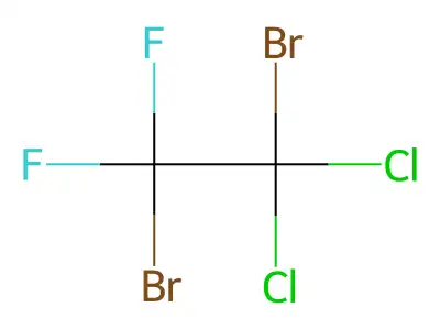 1,2-Dibromo-1,1-dichloro-2,2-difluoroethane structure