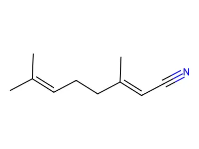 Geranonitrile structure