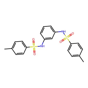 N,N'-ditosyl-metaphenylenediamine structure