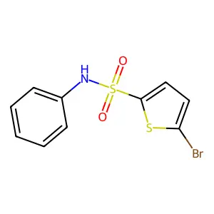 5-bromo-N-phenylthiophene-2-sulfonamide structure