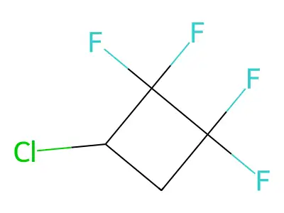 1-Chloro-2,2,3,3-tetrafluorocyclobutane structure