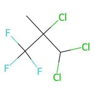 2,3,3-Trichloro-1,1,1-trifluoro-2-methylpropane structure