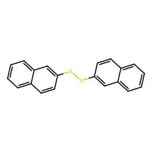 1,2-二(2-萘基)二硫化物 structure