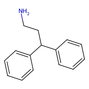 3,3-二苯基丙胺 structure