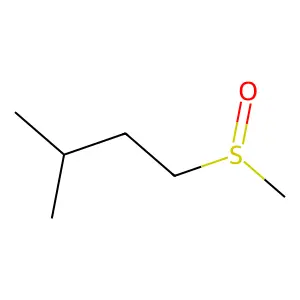 Butane, 3-methyl-1-(methylsulfinyl)- structure