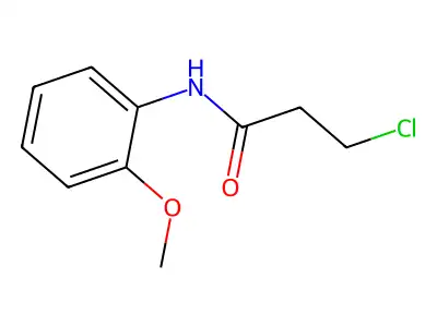 3-chloro-N-(2-methoxyphenyl)propanamide structure