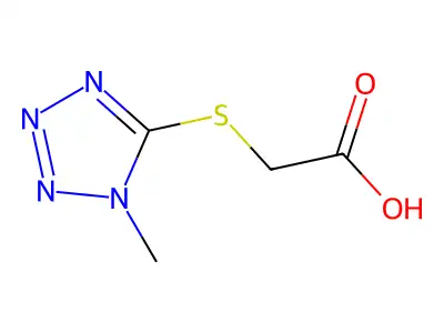 [(1-Methyl-1h-tetrazol-5-yl)thio]acetic acid structure