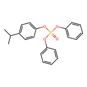 4-(1-甲基乙基)苯基二苯基磷酸酯 structure