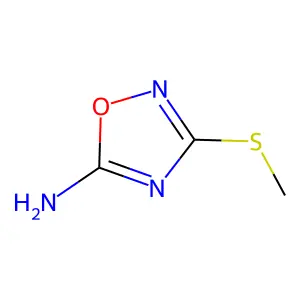 3-(甲硫基)-1,2,4-噁二唑-5-胺 structure