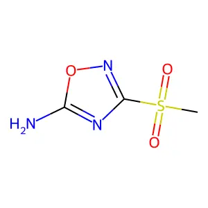 3-(Methylsulfonyl)-1,2,4-oxadiazol-5(2H)-imine structure