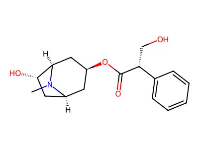 山莨菪碱 structure