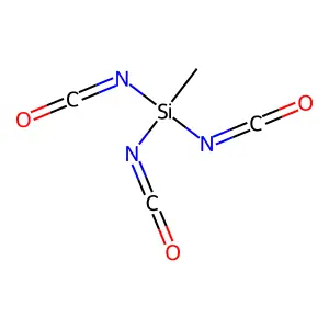 Triisocyanato(methyl)silane structure