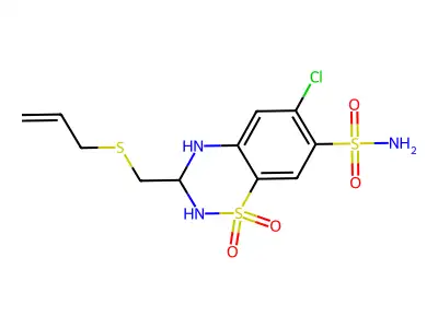 阿噻嗪 structure