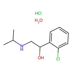 Clorprenaline Hydrochloride structure