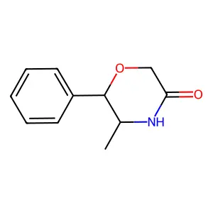 5-Methyl-6-phenyl-3-morpholinone structure