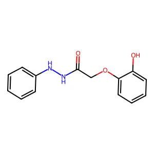2-(2-hydroxyphenoxy)-N'-phenylacetohydrazide structure