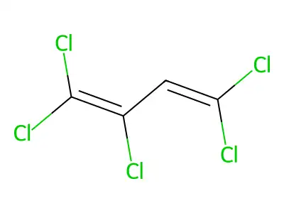 1,1,2,3,4-Pentachloro-1,3-butadiene structure