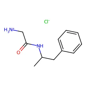 2-Amino-N-(1-phenylpropan-2-yl)ethanimidic acid--hydrogen chloride (1/1) structure