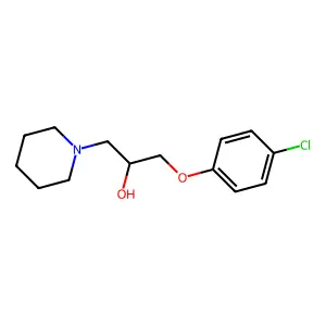 1-(4-Chlorophenoxy)-3-(piperidin-1-yl)propan-2-ol structure