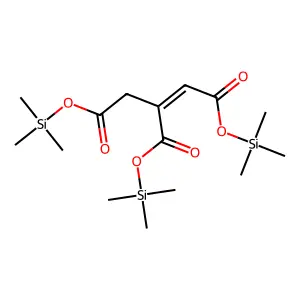 1,2,3-Tris(trimethylsilyl) 1-propene-1,2,3-tricarboxylate structure