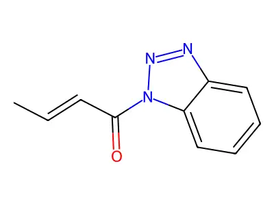 1-(2-Butenoyl)-1H-benzotriazole structure