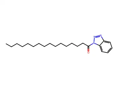 1-Hexadecanoylbenzotriazole structure