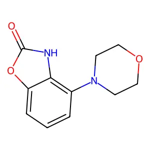 4-morpholin-4-yl-3H-1,3-benzoxazol-2-one structure