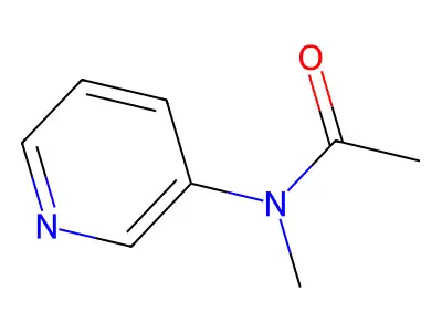 N-methyl-N-(pyridin-3-yl)acetamide structure