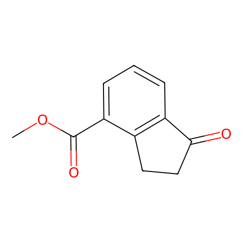 Methyl 1-oxo-2,3-dihydro-1H-indene-4-carboxylate structure
